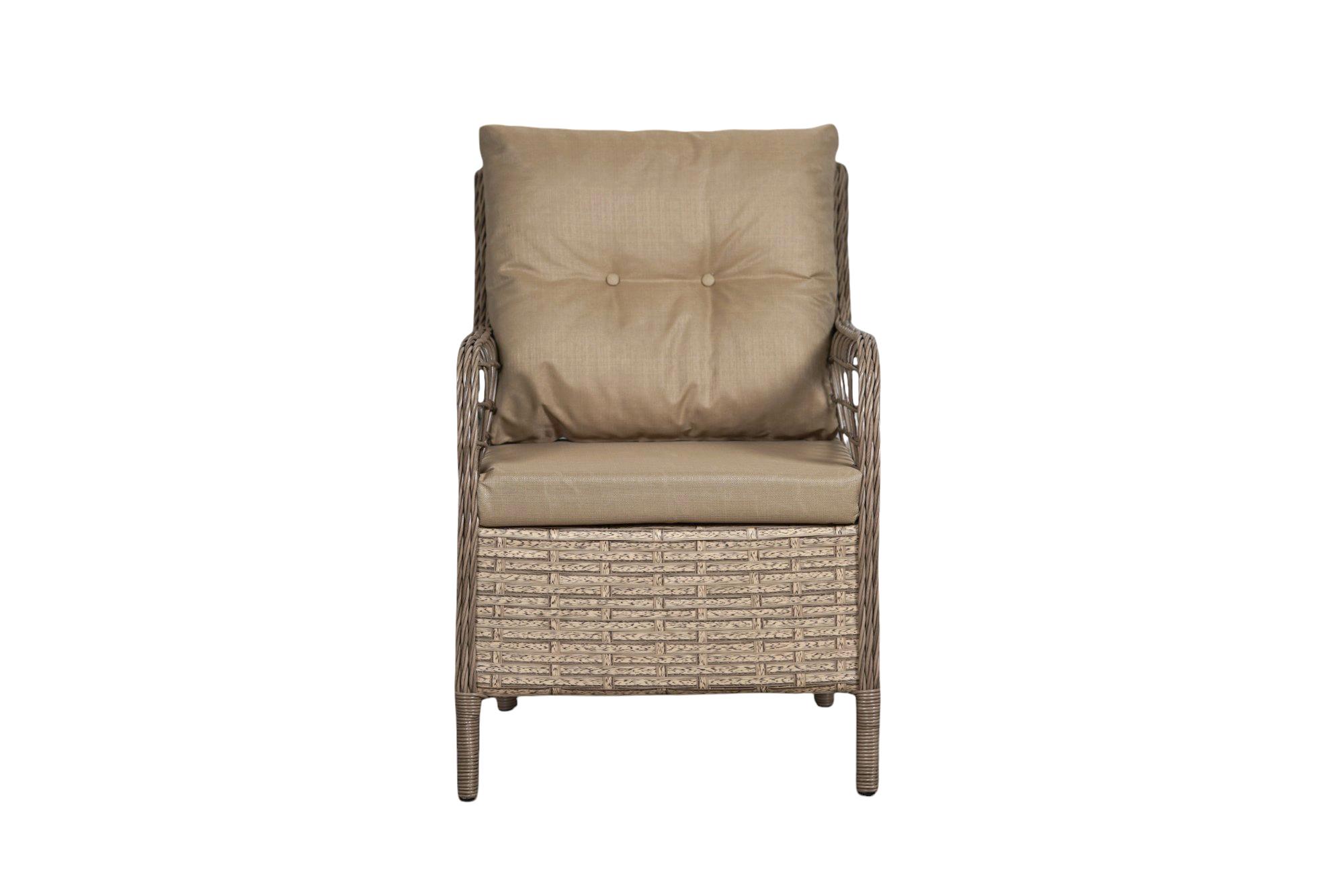 Geniş Cam Tablalı Rattan Masa — görsel 6