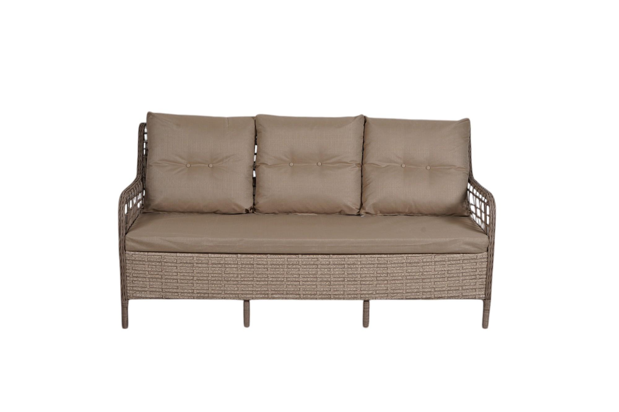 Geniş Cam Tablalı Rattan Masa — görsel 9