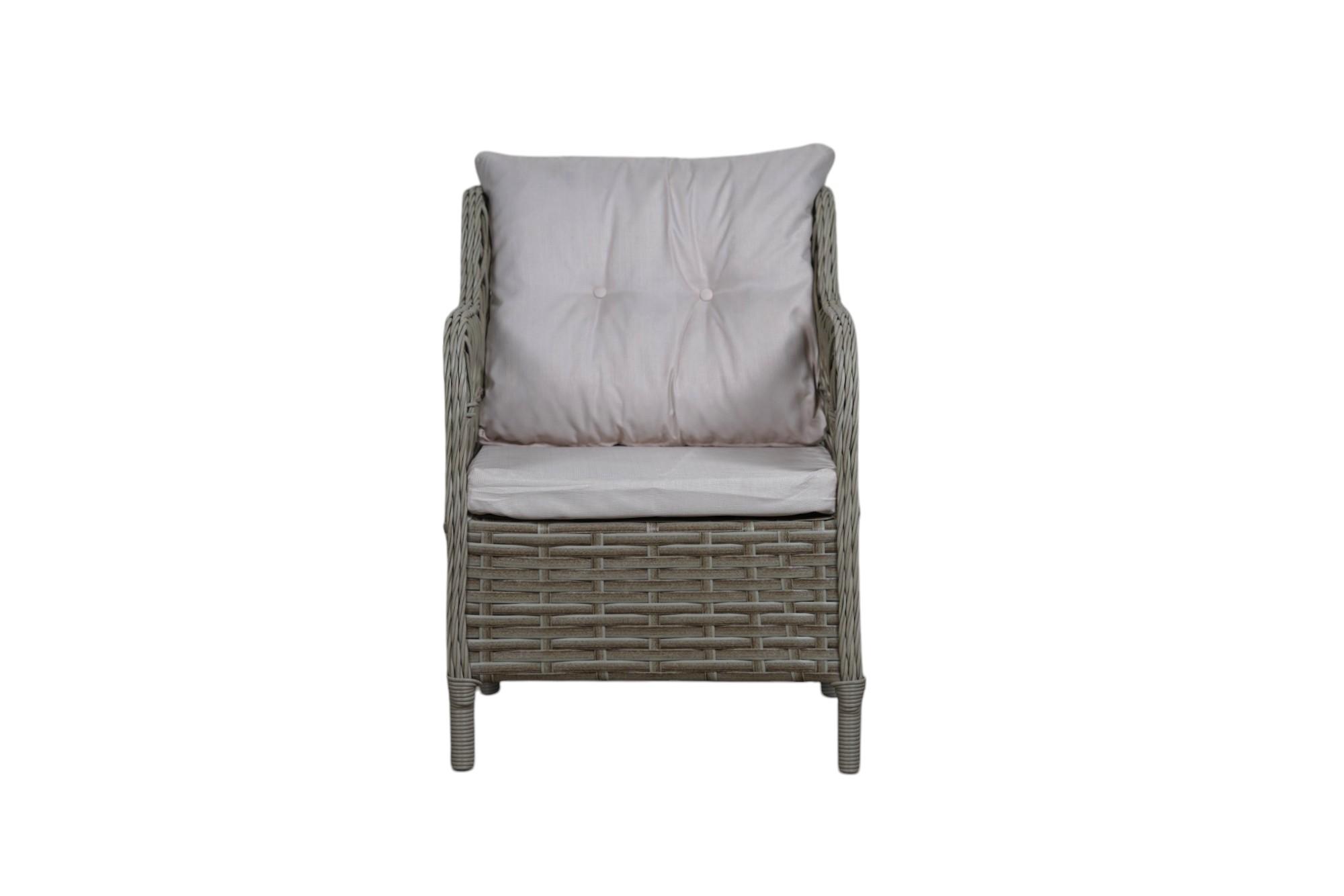Gri Cam Tablalı Rattan Masa — görsel 6