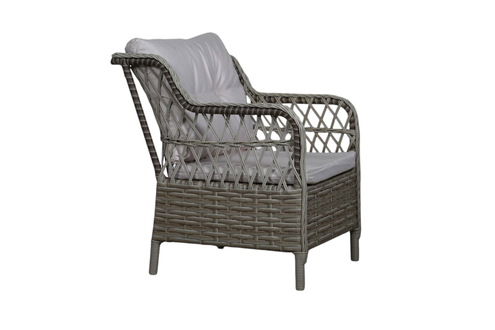 Gri Cam Tablalı Rattan Masa — görsel 8