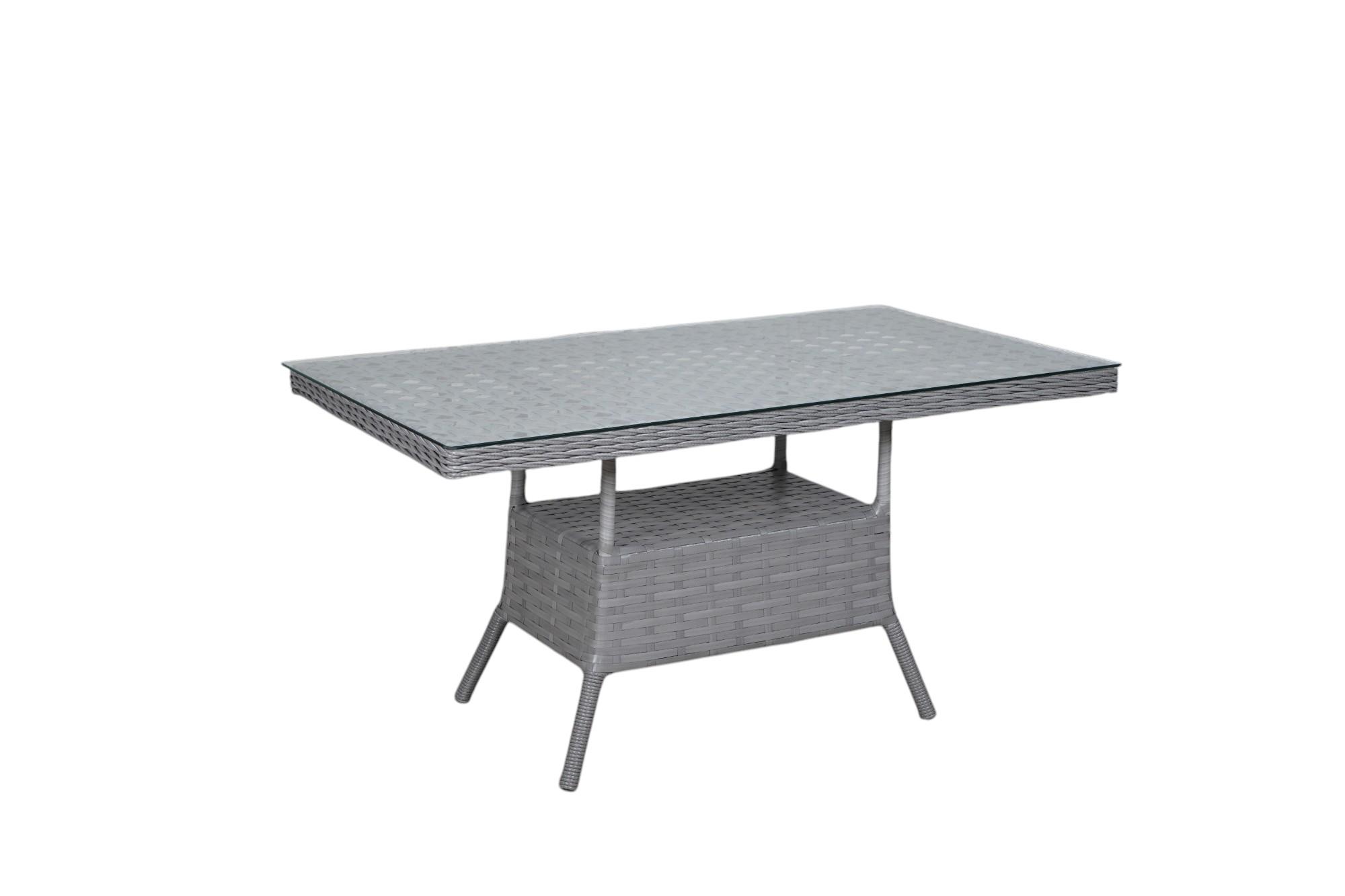 Rattan Cam Tablalı Masa — görsel 6